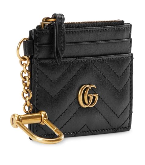 gucci black petite gg marmont bifold card holder|Shop Gucci GG Marmont Card Case .